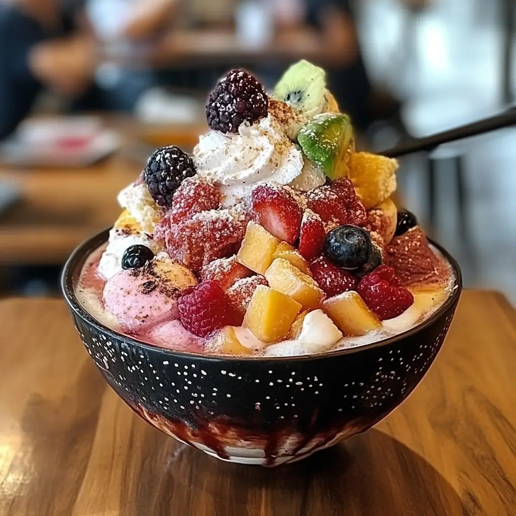 Bingsu asian desserts