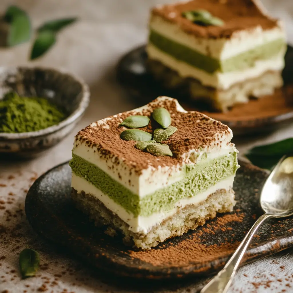 Matcha Tiramisu asian desserts