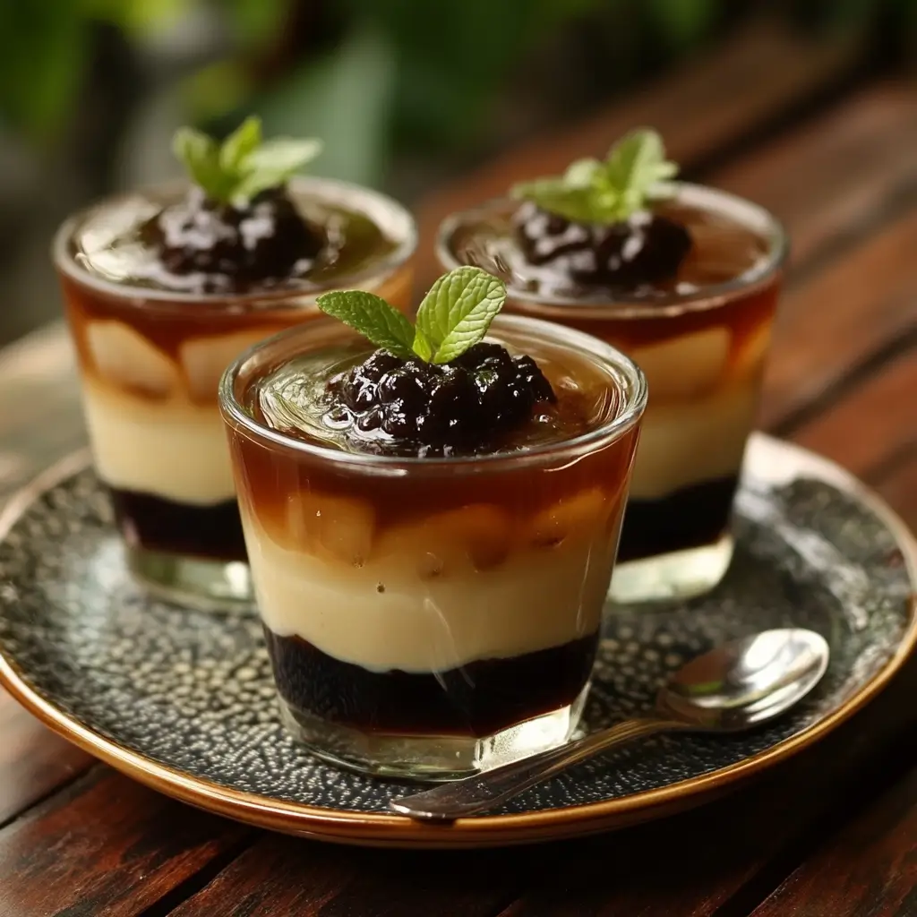 Vietnamese Coffee Jelly asian desserts