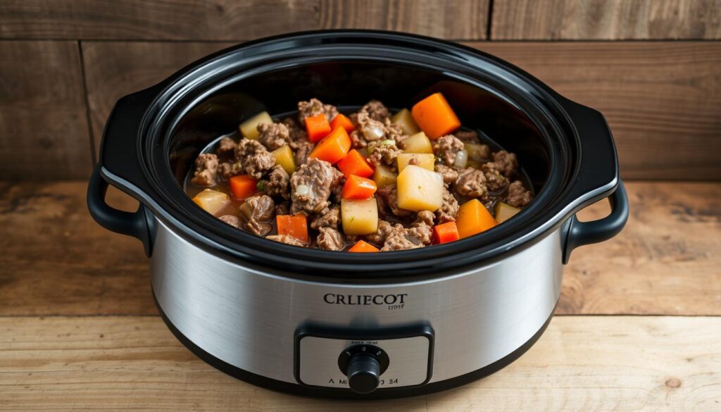 crockpot meals with hamburger meat