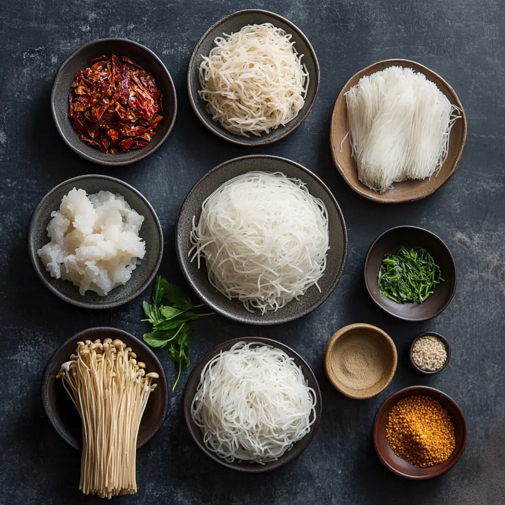 long rice noodles Ingredients