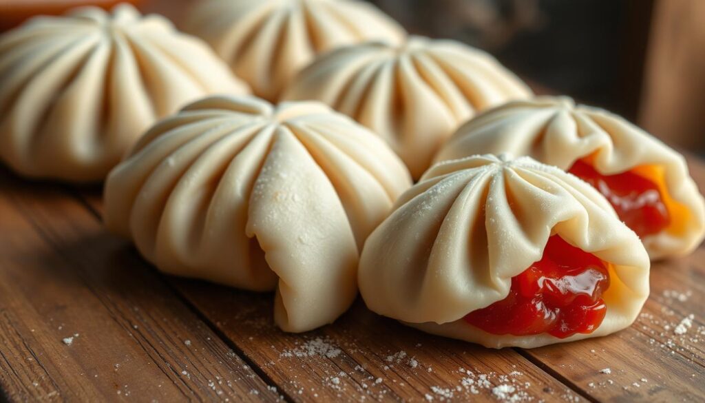 red bean paste buns